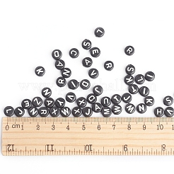 Acrylic Horizontal Hole Letter Beads&nbsp;OACR-E001-17