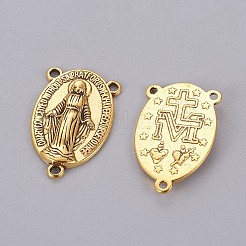 Tibetan Style Oval with Virgin Holy Rosary Center Pieces Chandelier Links&nbsp;LS-GLF0961Y-NF