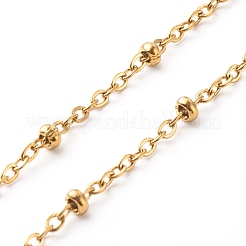 304 Stainless Steel Satellite Chains Necklace&nbsp;NJEW-JN03594-02