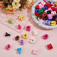 72Pcs Opaque Acrylic Beads Sets&nbsp;OACR-ME0001-25