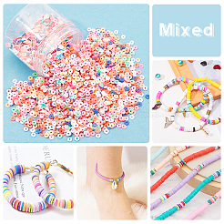 Handmade Polymer Clay Beads&nbsp;CLAY-FH0001-01C-M