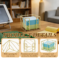 6Pcs Iron Memo Storage Box&nbsp;AJEW-WA0003-66G