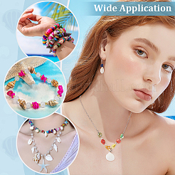 DIY Dyed Natural Shell Beads Bracelets Kits&nbsp;BSHE-PH0001-65