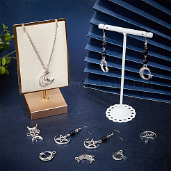 96Pcs 16 Style Tibetan Style Alloy Pendants&nbsp;FIND-SC0003-40