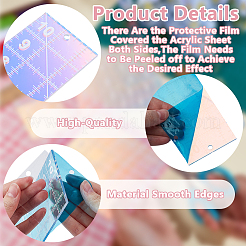Acrylic Sewing Patchwork Ruler&nbsp;DIY-WH0698-018F
