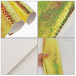 Laser PU Leather Fabric&nbsp;DIY-WH20032-57J