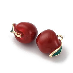 Brass Enamel Charms&nbsp;KK-F903-01C-G