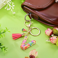 Fruit Series Letter Resin Keychains&nbsp;KEYC-TAC0033-02V