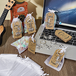 40Pcs Alloy Keychains&nbsp;KEYC-DR0001-18