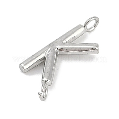 304 Stainless Steel Letter Connector Charms&nbsp;LS-STAS-M108-01P-11