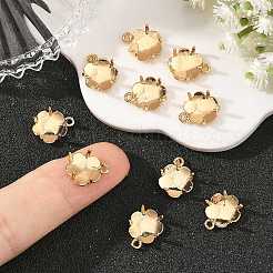 SHEGRACE Brass Rhinestone Claw Settings&nbsp;XGRQ6U528-924G