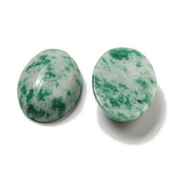 天然グリーンスポットジャスパーカボション  オーバル  18x13x5~5.5mm&nbsp;G-C115-01A-12
