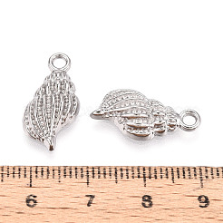 304ステンレスペンダント  コンクチャーム  ステンレス鋼色  20x10x4.5mm  穴：2mm&nbsp;STAS-N114-31P