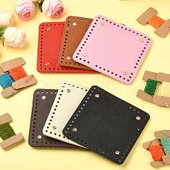 2Pcs Square PU Imitation Leather Bag Bottoms&nbsp;DIY-FS0010-61C