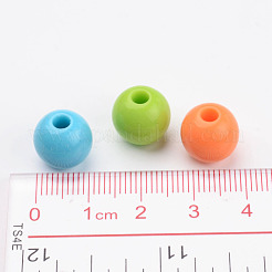 Mixed Color Acrylic Jewelry Beads&nbsp;PAB702Y