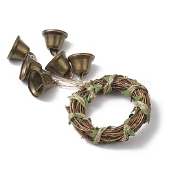 Iron Bell Pendant Decoration&nbsp;HJEW-TA00375