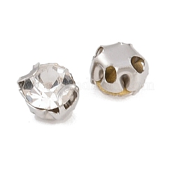 Flat Round Sew on Rhinestone Montee Beads&nbsp;STAS-B107-01A-01P