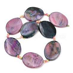 Natural Fire Crackle Agate Beads Strands&nbsp;G-P605-L03-01A