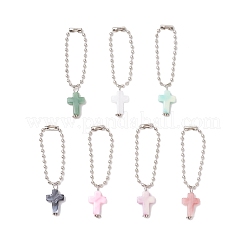 Cross Acrylic Pendant Decorations&nbsp;HJEW-JM03398-02