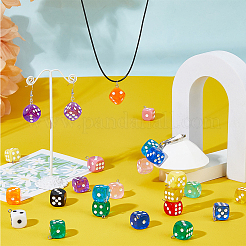 56Pcs 14 Styles Transparent Resin Pendants&nbsp;FIND-FH0010-47