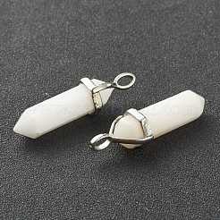 Natural White Jade Pendants&nbsp;X-G-M378-01P-A12