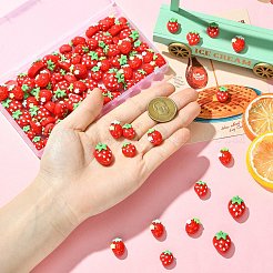 100Pcs 5 Styles Opaque Resin Cabochons&nbsp;CRES-CJ0001-89
