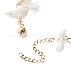 Natural Trochid Shell Beads Anklets&nbsp;AJEW-AN00618
