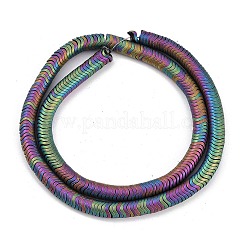 Electroplated Synthetic Non-magnetic Hematite Beads Strands&nbsp;G-H020-M01-23