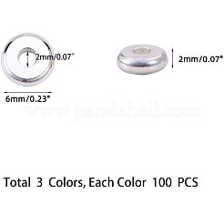 Brass Spacer Beads&nbsp;KK-PH0036-38
