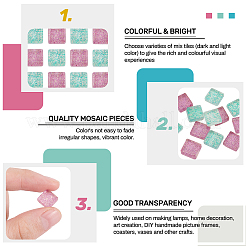 Glitter Glass Cabochons&nbsp;GLAA-FH0001-01D
