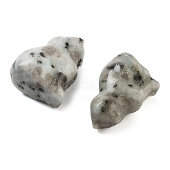 天然ゴマジャスパー彫刻人形  ホームオフィスのデスクトップ装飾用  猫  10.5~13x16~18x21.5~23.5mm&nbsp;DJEW-L023-B23