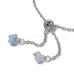 Adjustable 304 Stainless Steel Hollow Turtle Slider Bracelet&nbsp;BJEW-JB09812-02