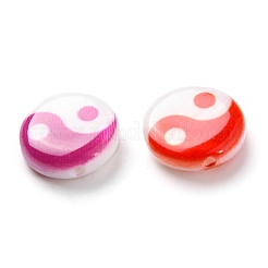 Printed Natural Freshwater Shell Beads&nbsp;SHEL-R129-07A