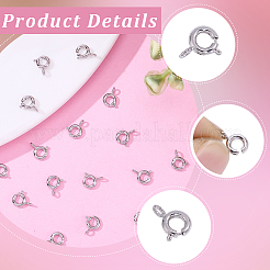 20Pcs Brass Spring Ring Clasps&nbsp;KK-BBC0027-68C-P