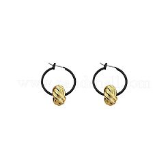 knot Alloy Hoop Earrings&nbsp;FS-WGC5F98-01