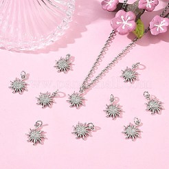SHEGRACE Brass Micro Pave Cubic Zirconia Pendants&nbsp;XGRQ3D867-477P