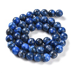 天然ターコイズ染めビーズ連売り  ラウンド  ミックスカラー  8mm  穴：1mm  約45個/連  14.96''~15.35''（38~39センチメートル）&nbsp;TURQ-U001-02