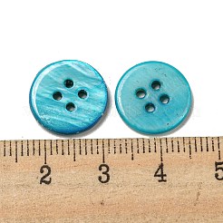 Freshwater Shell Buttons&nbsp;SHEL-C005-02B