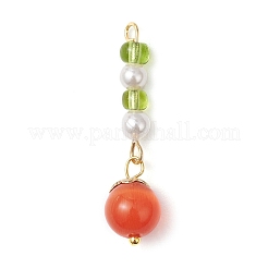 10Pcs 10 Colors Cat Eye Pendants&nbsp;PALLOY-JF04084