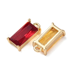Brass Glass Charms&nbsp;KK-Z141-09G