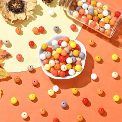 300Pcs Round Food Grade Eco-Friendly Silicone Focal Beads&nbsp;SIL-CJC0004-08A-1