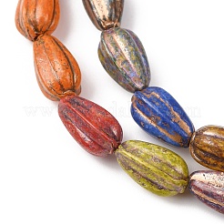 Painted Glass Beads Strands&nbsp;X-GLAA-B037-06