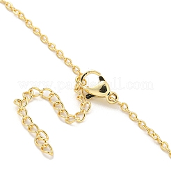 Heart Brass Micro Pave Clear Cubic Zirconia for Women&nbsp;LS-NJEW-B100-07G