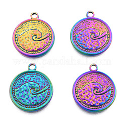 Ion Plating(IP) 201 Stainless Steel Pendants&nbsp;STAS-N098-248M