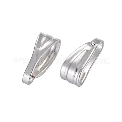 鉄はベイルにスナップ  プラチナ  7x3x3.5mm  穴：3x6.5mm  約100個/袋&nbsp;IFIN-WH0041-01P