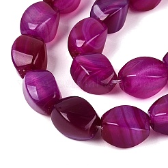 Dyed & Heated Natural Agate Beads Strands&nbsp;G-N359-14A-04