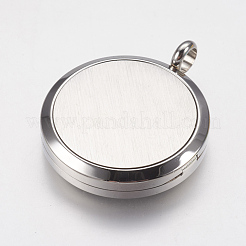 316 Surgical Stainless Steel Diffuser Locket Pendants&nbsp;STAS-J021-01