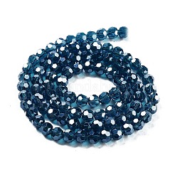 Electroplate Transparent Glass Beads Strands&nbsp;X-EGLA-A035-T6mm-A12