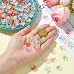 Opaque Acrylic Bead Caps&nbsp;MACR-CJC0006-11