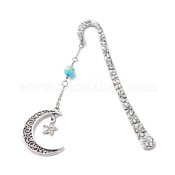Tibetan Style Alloy Hook Bookmarks&nbsp;AJEW-JK00194